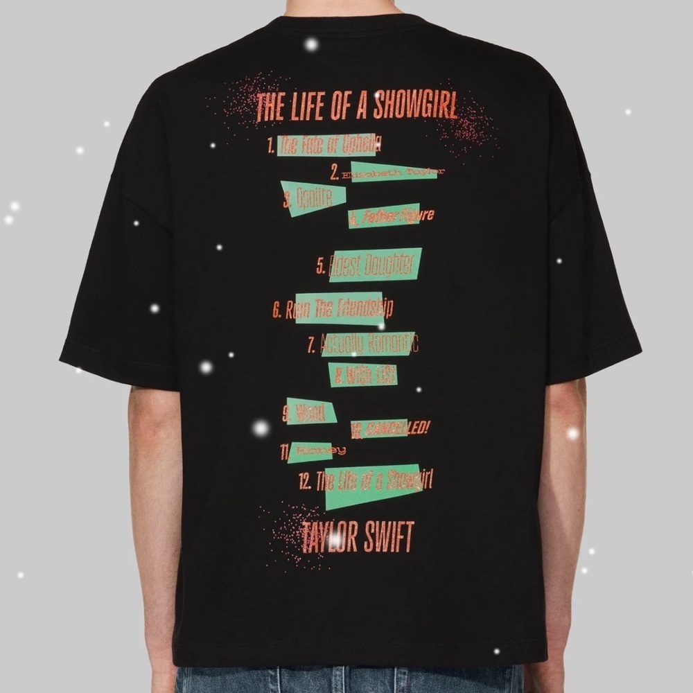 Taylor Swift The Life of a Showgirl Album Cover Tee, size medium, STILL WRAPPED - Picture 4 of 6